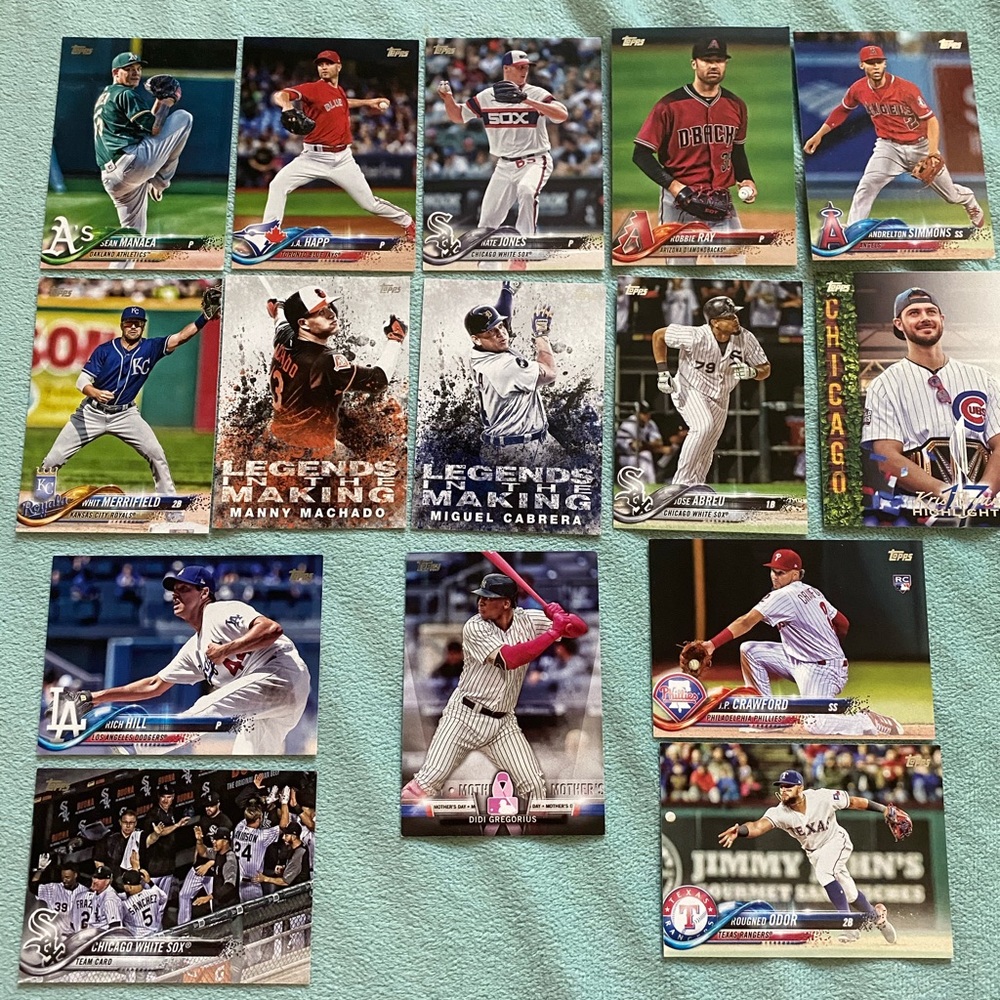 15 Topps Baseball cards